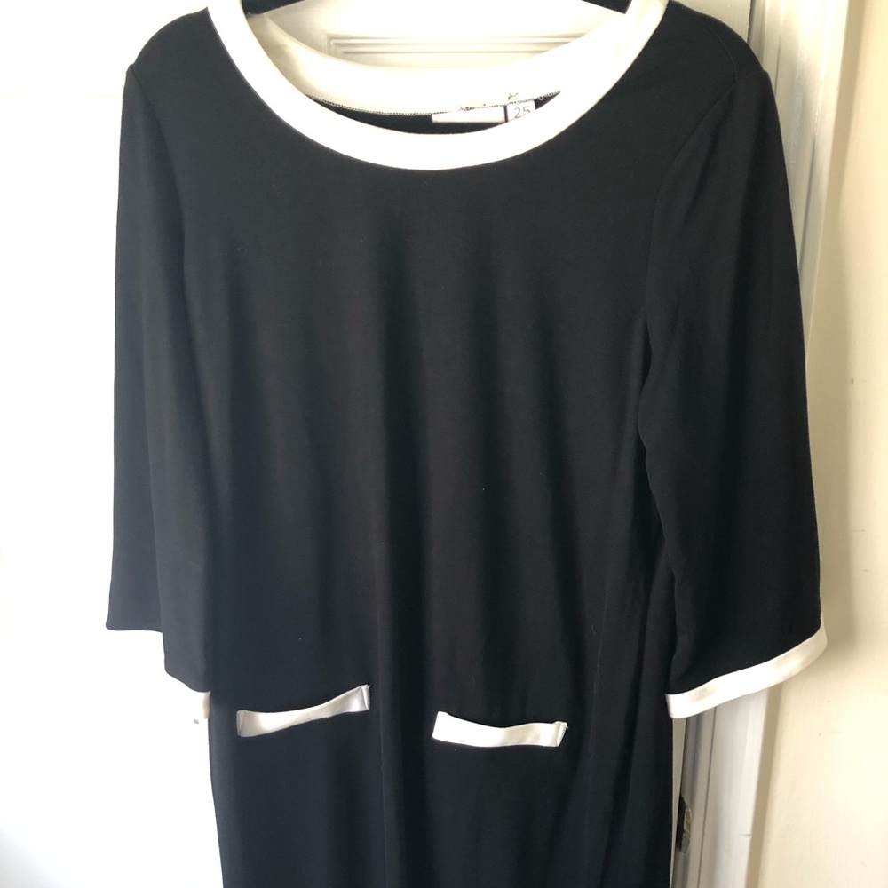 Chico’s Black and White Dress